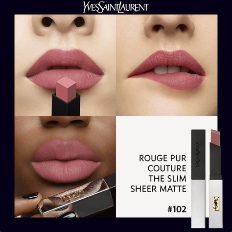 yves saint laurent naked matt|Rouge Pur Couture The Slim Sheer Matte .